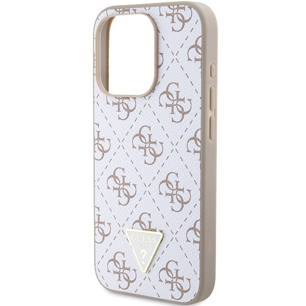 Guess Triangle Metal Logo - Apple iPhone 15 Pro - Λευκό - Image 6