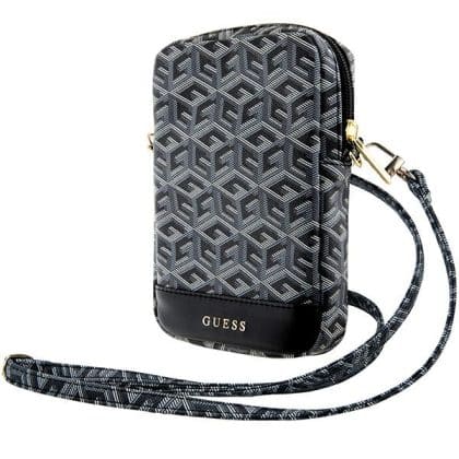 Guess Τσάντα GUWBZPGCSPGK μαύρο/black Zip GCube Bottom Stripe