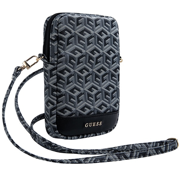 Guess Τσάντα GUWBZPGCSPGK μαύρο/black Zip GCube Bottom Stripe - Image 3