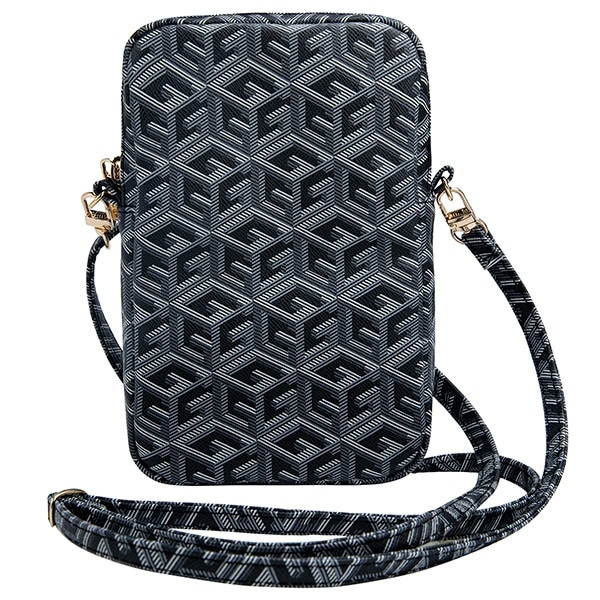 Guess Τσάντα GUWBZPGCSPGK μαύρο/black Zip GCube Bottom Stripe - Image 4
