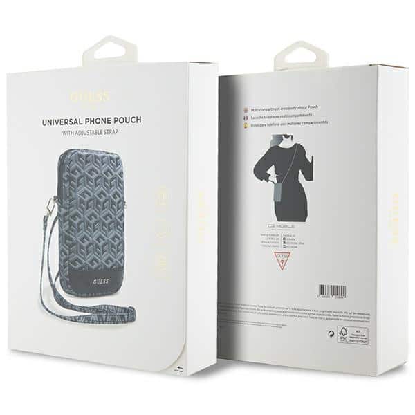 Guess Τσάντα GUWBZPGCSPGK μαύρο/black Zip GCube Bottom Stripe - Image 5
