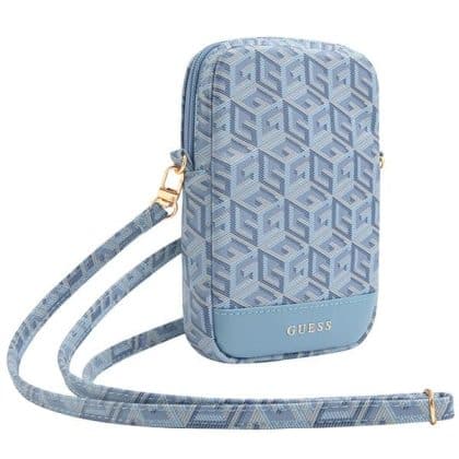 Guess Τσάντα GUWBZPGCSPGB μπλέ/blue Zip GCube Bottom Stripe