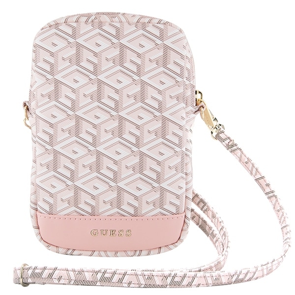 Guess Τσάντα GUWBZPGCSPGP ροζ/pink Zip GCube Bottom Stripe - Image 2