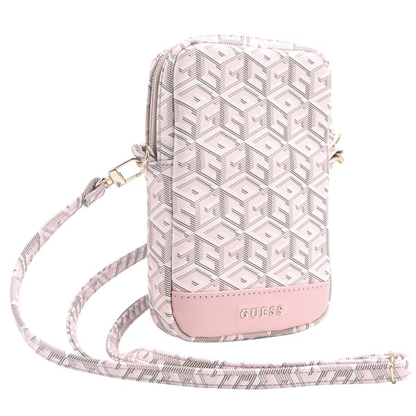 Guess Τσάντα GUWBZPGCSPGP ροζ/pink Zip GCube Bottom Stripe - Image 3