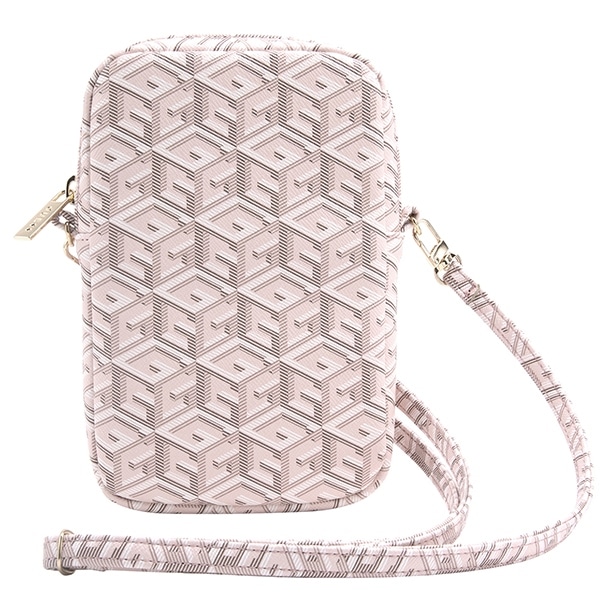 Guess Τσάντα GUWBZPGCSPGP ροζ/pink Zip GCube Bottom Stripe - Image 4