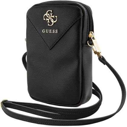 Guess Τσάντα GUWBZPGSTEGK μαύρο/black Zip Triangle 4G