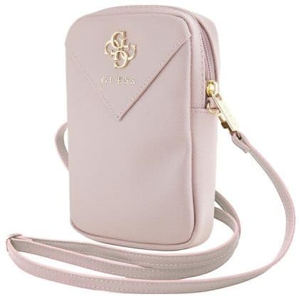 Guess Τσάντα GUWBZPGSTEGP ροζ/pink Zip Triangle 4G