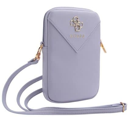 Guess Τσάντα GUWBZPGSTEGU μώβ/purple Zip Triangle 4G