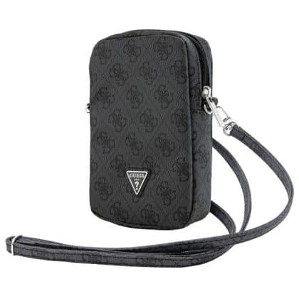 Guess Τσάντα GUWBZP4GFTSK μαύρη/black Zip 4G Triangle