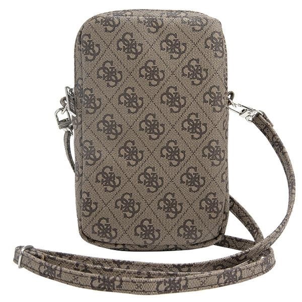 Guess Τσάντα GUWBZP4GFTSW καφέ/brown Zip 4G Triangle - Image 4