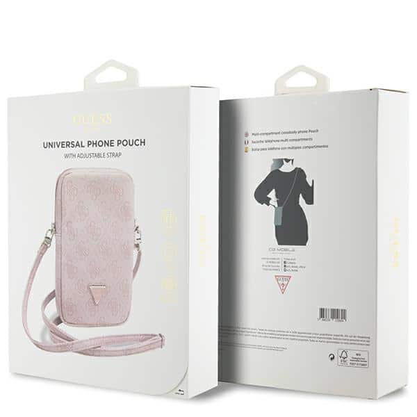 Guess Τσάντα GUWBZP4GFTSP ροζ/pink Zip 4G Triangle - Image 5