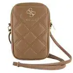 Guess Torebka GUWBZPSQSSGW brązowy/brown Zip Quilted 4G - Image 2