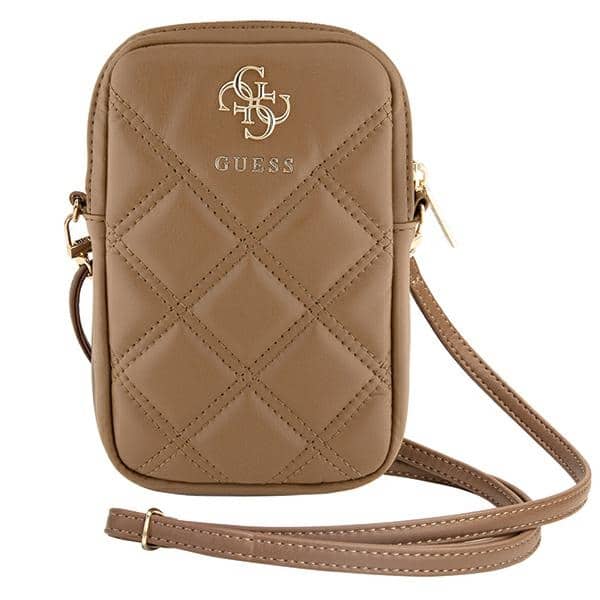 Guess Τσάντα GUWBZPSQSSGW καφέ/brown Zip Quilted 4G - Image 2