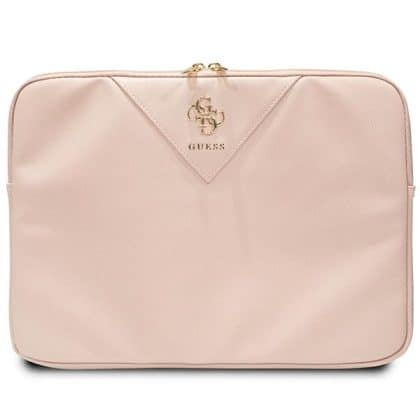 Guess Θήκη GUCS14ZPGSTEGP 14" ροζ/pink Triangle 4G
