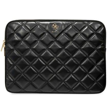 Guess Θήκη GUCS14ZPSQSSGK 14" μαύρο/black Quilted 4G