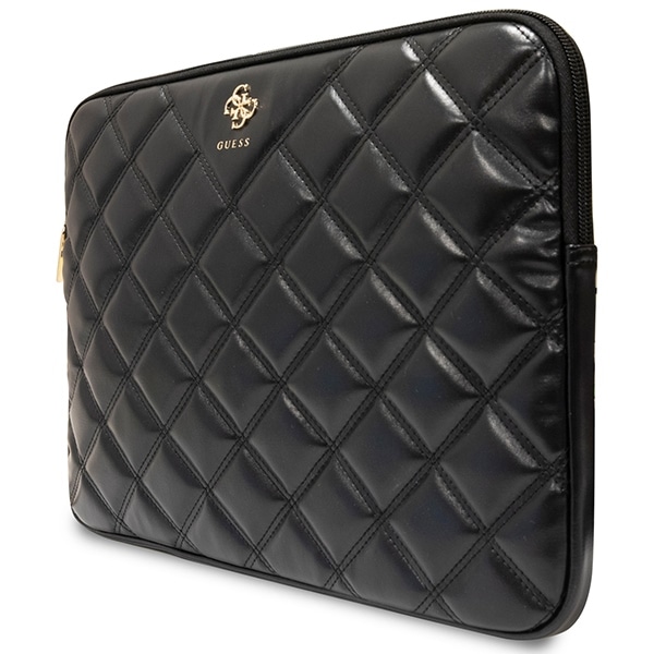 Guess Θήκη GUCS14ZPSQSSGK 14" μαύρο/black Quilted 4G - Image 2