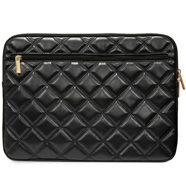 Guess Θήκη GUCS14ZPSQSSGK 14" μαύρο/black Quilted 4G - Image 3