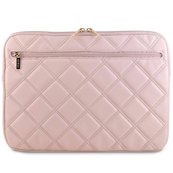 Guess Θήκη GUCS14ZPSQSSGP 14" ροζ/pink Quilted 4G - Image 3