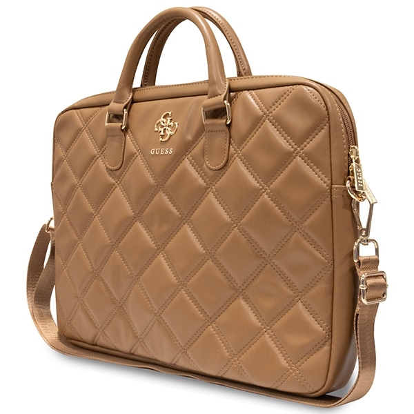 Guess Τσάντα GUCB15ZPSQSSGW 16" καφέ/brown Quilted 4G - Image 2