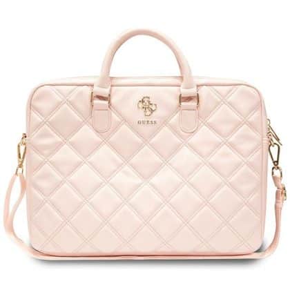 Guess Τσάντα GUCB15ZPSQSSGP 16" ροζ/pink Quilted 4G