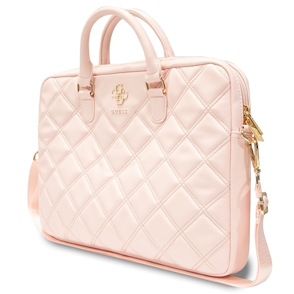 Guess Τσάντα GUCB15ZPSQSSGP 16" ροζ/pink Quilted 4G - Image 2