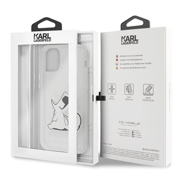 Karl Lagerfeld Choupette Fun - θήκη για Apple iPhone 11 / XR - Διάφανο - Image 7