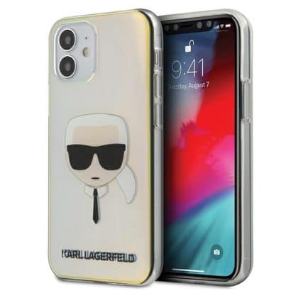 Karl Lagerfeld Iridescent Karl`s Head - Apple iPhone 12 mini - Πολύχρωμο