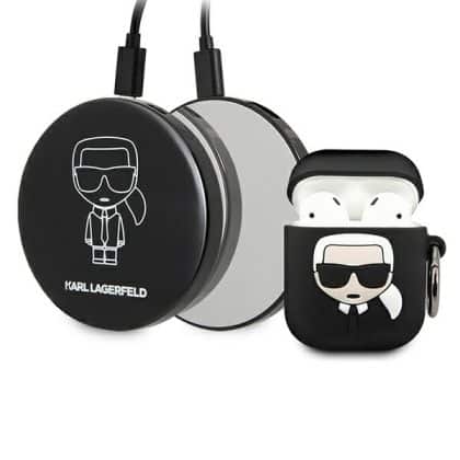 Karl Lagerfeld KLBPPBOA2K Θήκη AirPods + Power Bank Ikonik