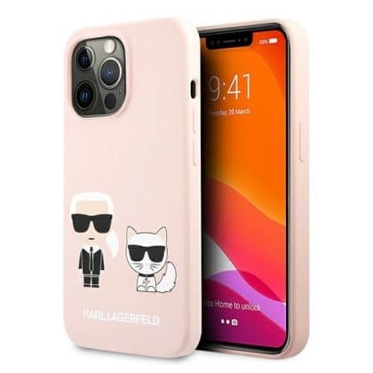 Karl Lagerfeld Karl & Choupette - θήκη για Apple iPhone 13 Pro / - Ροζ