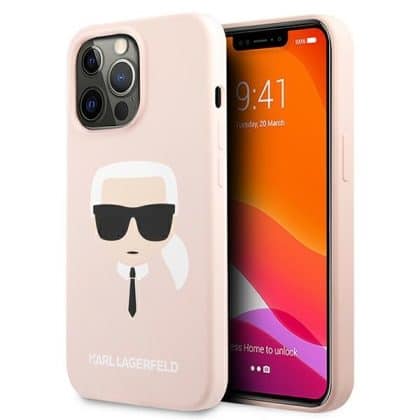 Karl Lagerfeld Silicone Karl`s Head - Apple iPhone 13 Pro Max - Ροζ