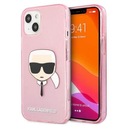 Karl Lagerfeld Karl`s Head - θήκη για Apple iPhone 13 mini - Ροζ
