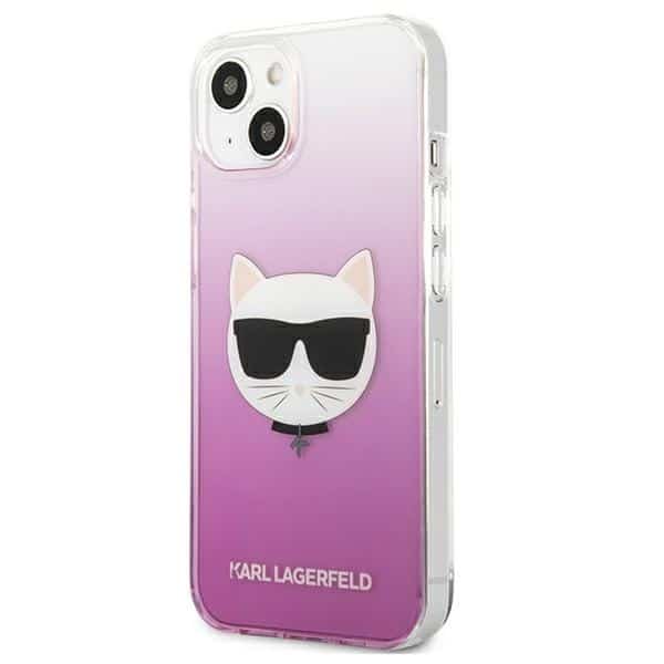 Karl Lagerfeld Choupette Head - Apple iPhone 13 mini - Ροζ - Image 2