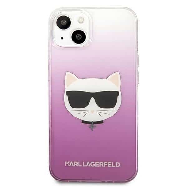 Karl Lagerfeld Choupette Head - Apple iPhone 13 mini - Ροζ - Image 3