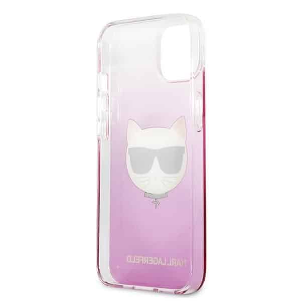 Karl Lagerfeld Choupette Head - Apple iPhone 13 mini - Ροζ - Image 7