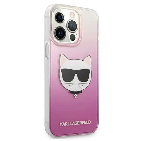 Karl Lagerfeld Choupette Head - θήκη για Apple iPhone 13 Pro - Ροζ - Image 4