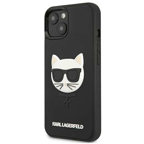 Karl Lagerfeld 3D Rubber Choupette - θήκη για Apple iPhone 13 mini - Μαύρο - Image 2