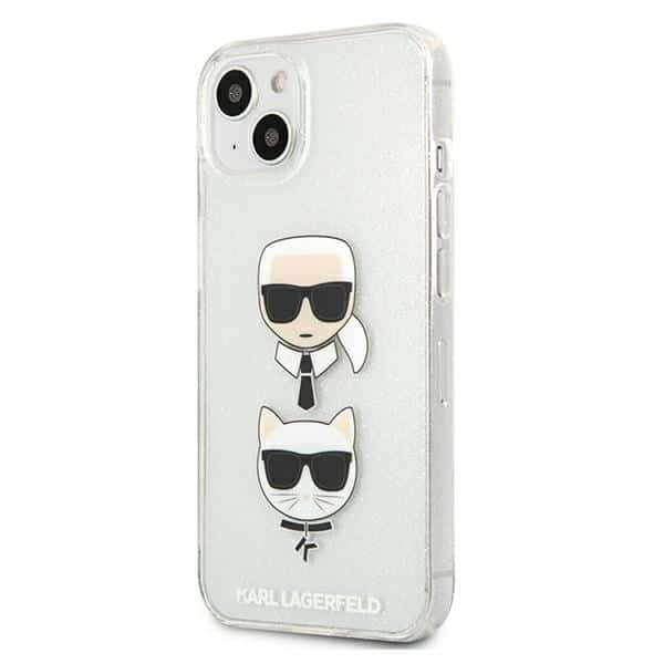 Karl Lagerfeld Glitter Karl`s & Choupette - θήκη για Apple iPhone 13 mini - Διάφανο - Image 2