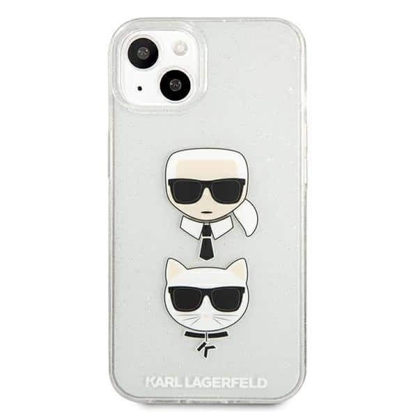 Karl Lagerfeld Glitter Karl`s & Choupette - θήκη για Apple iPhone 13 mini - Διάφανο - Image 3