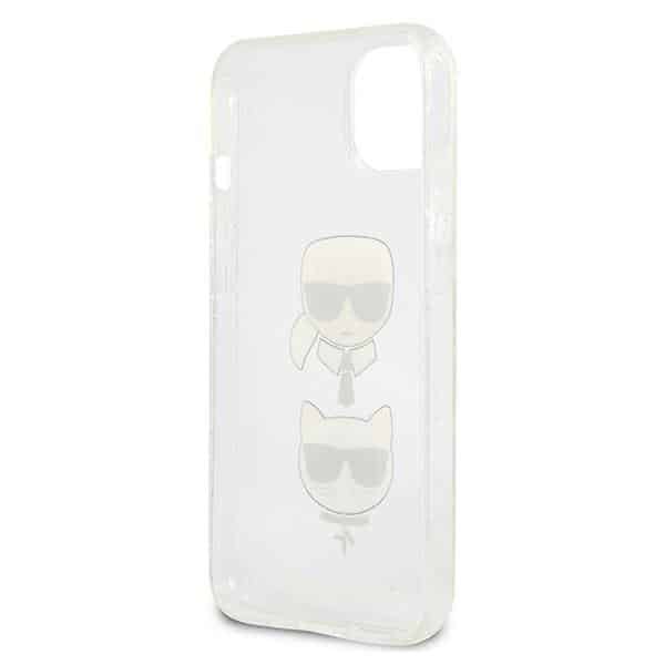 Karl Lagerfeld Glitter Karl`s & Choupette - θήκη για Apple iPhone 13 mini - Διάφανο - Image 7