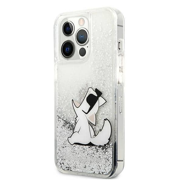 Karl Lagerfeld Liquid Glitter - Choupette Fun - θήκη για Apple iPhone 13 Pro Max - Διάφανο - Image 2