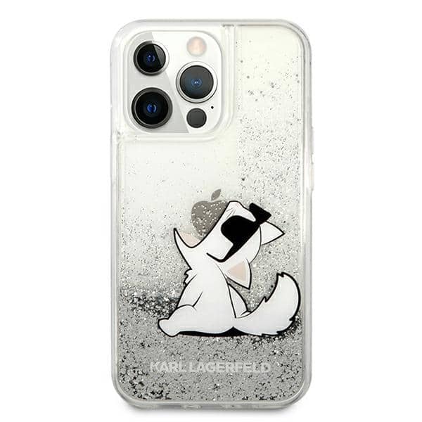 Karl Lagerfeld Liquid Glitter - Choupette Fun - θήκη για Apple iPhone 13 Pro Max - Διάφανο - Image 3