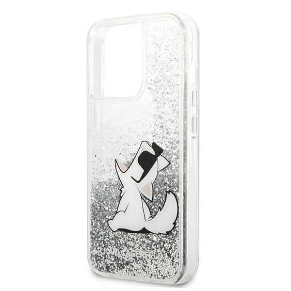 Karl Lagerfeld Liquid Glitter - Choupette Fun - θήκη για Apple iPhone 13 Pro Max - Διάφανο - Image 6