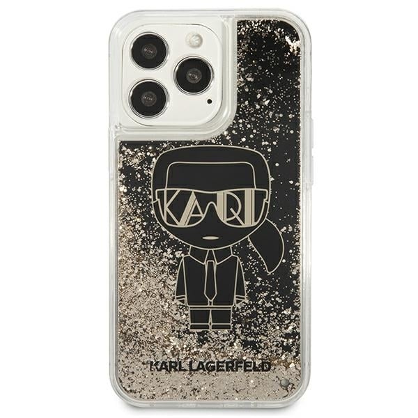Karl Lagerfeld Liquid Glitter Gatsby - θήκη για Apple iPhone 13 Pro / - Μαύρο - Image 3