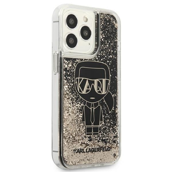 Karl Lagerfeld Liquid Glitter - θήκη για Apple iPhone 13 Pro Max - Μαύρο - Image 4