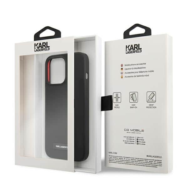 Karl Lagerfeld Silicone - θήκη για Apple iPhone 13 Pro / - Μαύρο - Image 8