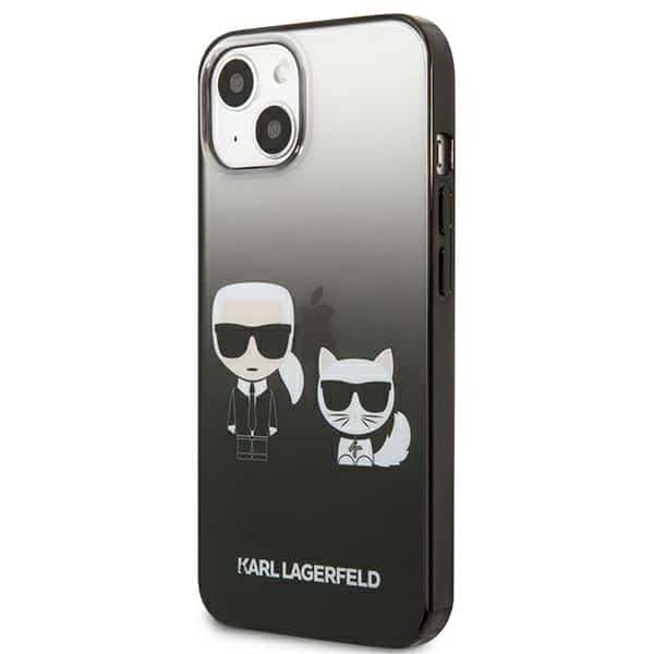 Karl Lagerfeld Gradient Ikonik Karl & Choupette - θήκη για Apple iPhone 13 mini - Μαύρο - Image 2