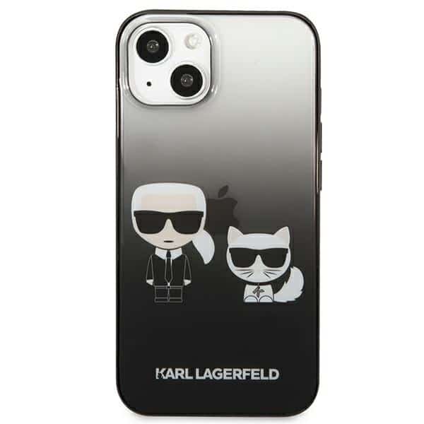 Karl Lagerfeld Gradient Ikonik Karl & Choupette - θήκη για Apple iPhone 13 mini - Μαύρο - Image 3
