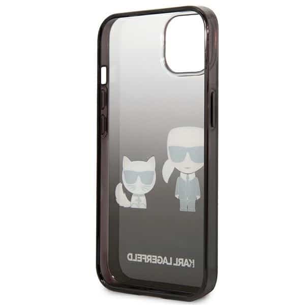 Karl Lagerfeld Gradient Ikonik Karl & Choupette - θήκη για Apple iPhone 13 mini - Μαύρο - Image 7