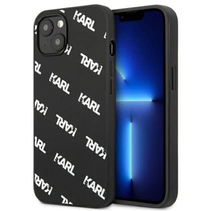 Karl Lagerfeld Allover - θήκη για Apple iPhone 13 mini - Μαύρο