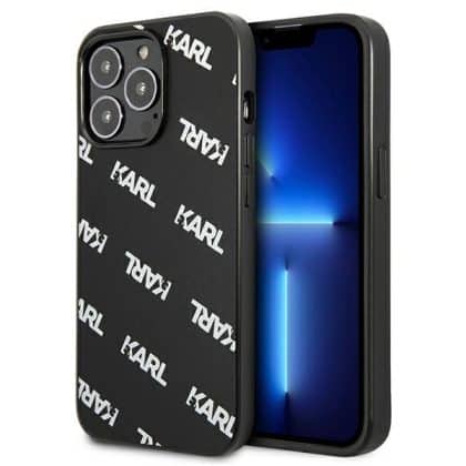 Karl Lagerfeld Allover - θήκη για Apple iPhone 13 Pro / - Μαύρο